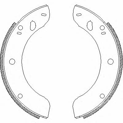 Remsa 4289.00 Brake shoe set 428900: Buy near me in Poland at 2407.PL - Good price!