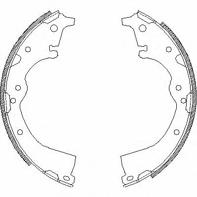 Remsa 4360.00 Brake shoe set 436000: Buy near me in Poland at 2407.PL - Good price!