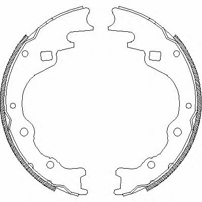 Remsa 4365.00 Brake shoe set 436500: Buy near me in Poland at 2407.PL - Good price!