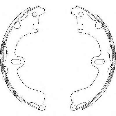 Remsa 4380.00 Brake shoe set 438000: Buy near me in Poland at 2407.PL - Good price!