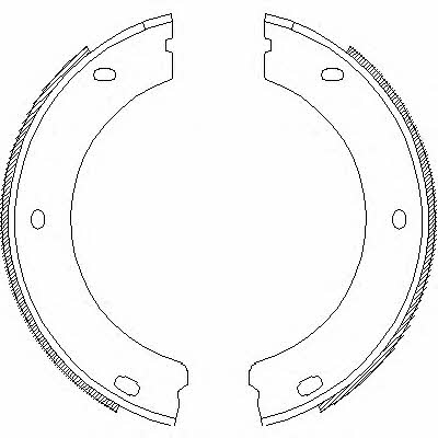 Remsa 4652.00 Parking brake shoes 465200: Buy near me at 2407.PL in Poland at an Affordable price!