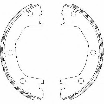 Remsa 4712.00 Parking brake shoes 471200: Buy near me at 2407.PL in Poland at an Affordable price!
