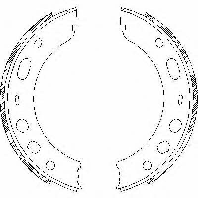 Remsa 4724.00 Parking brake shoes 472400: Buy near me at 2407.PL in Poland at an Affordable price!