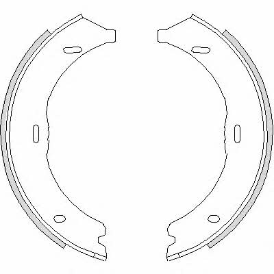 Remsa 4745.00 Parking brake shoes 474500: Buy near me in Poland at 2407.PL - Good price!