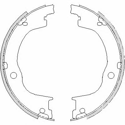 Remsa 4749.00 Parking brake shoes 474900: Buy near me at 2407.PL in Poland at an Affordable price!