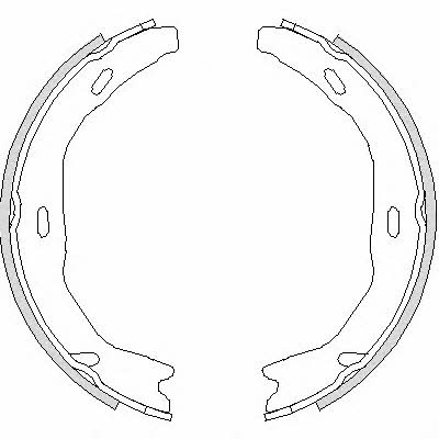 Remsa 4751.00 Parking brake shoes 475100: Buy near me at 2407.PL in Poland at an Affordable price!