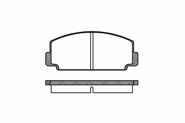 Remsa 0075.00 Brake Pad Set, disc brake 007500: Buy near me in Poland at 2407.PL - Good price!