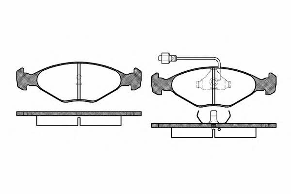 Remsa 0124.02 Brake Pad Set, disc brake 012402: Buy near me in Poland at 2407.PL - Good price!