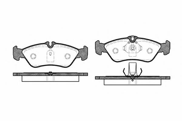 Remsa 0580.00 Brake Pad Set, disc brake 058000: Buy near me in Poland at 2407.PL - Good price!