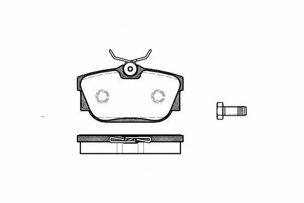 Remsa 0767.00 Brake Pad Set, disc brake 076700: Buy near me in Poland at 2407.PL - Good price!