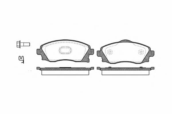 Remsa 0774.02 Brake Pad Set, disc brake 077402: Buy near me in Poland at 2407.PL - Good price!