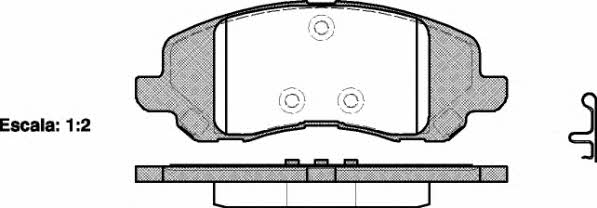 Remsa 0804.20 Brake Pad Set, disc brake 080420: Buy near me in Poland at 2407.PL - Good price!