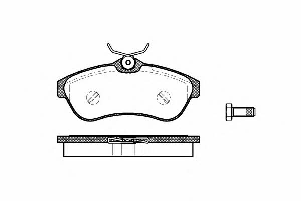 Remsa 0880.00 Brake Pad Set, disc brake 088000: Buy near me in Poland at 2407.PL - Good price!