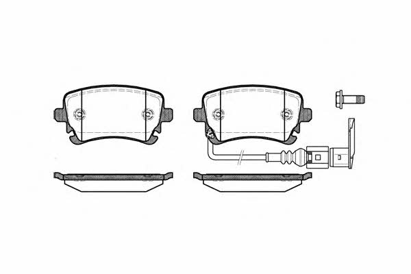 Remsa 0897.11 Brake Pad Set, disc brake 089711: Buy near me in Poland at 2407.PL - Good price!