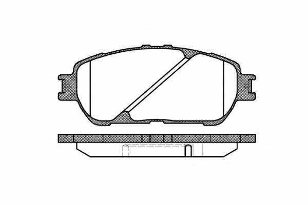 Remsa 0898.00 Тормозные колодки дисковые, комплект 089800: Отличная цена - Купить в Польше на 2407.PL!