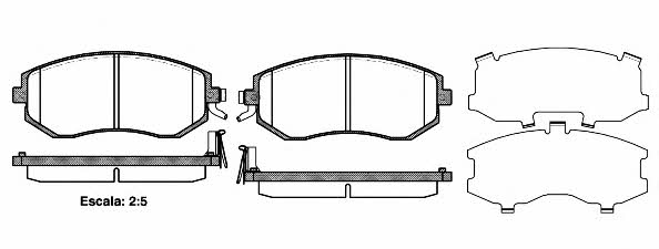 Remsa 0951.04 Brake Pad Set, disc brake 095104: Buy near me in Poland at 2407.PL - Good price!