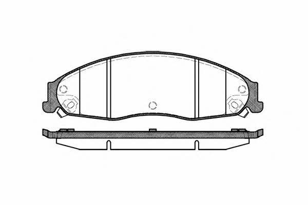 Remsa 0955.08 Scheibenbremsbeläge, Set 095508: Kaufen Sie zu einem guten Preis in Polen bei 2407.PL!