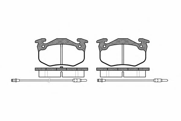 Remsa 0144.24 Brake Pad Set, disc brake 014424: Buy near me in Poland at 2407.PL - Good price!