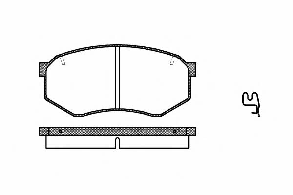 Remsa 0148.34 Brake Pad Set, disc brake 014834: Buy near me in Poland at 2407.PL - Good price!