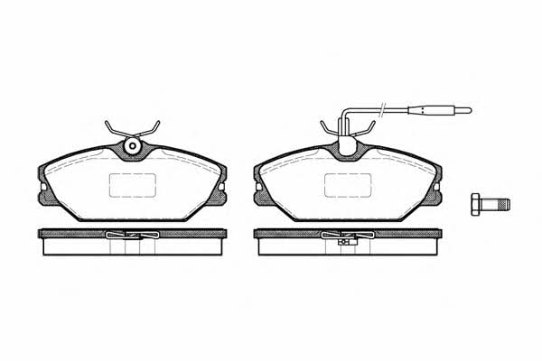 Remsa 0208.12 Brake Pad Set, disc brake 020812: Buy near me in Poland at 2407.PL - Good price!