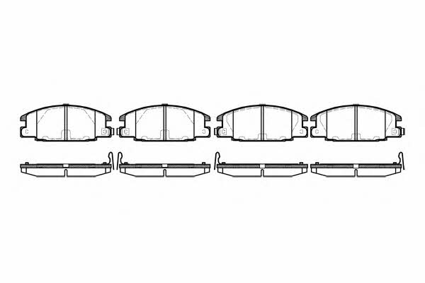 Remsa 0238.24 Brake Pad Set, disc brake 023824: Buy near me in Poland at 2407.PL - Good price!