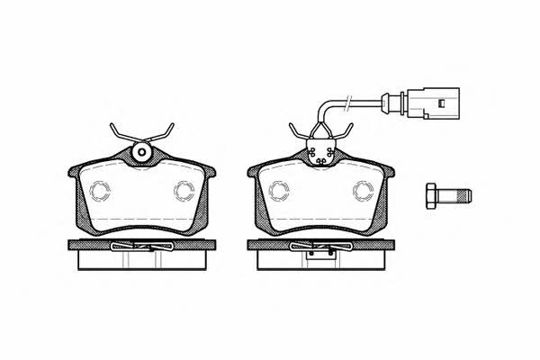 Remsa 0263.51 Brake Pad Set, disc brake 026351: Buy near me in Poland at 2407.PL - Good price!