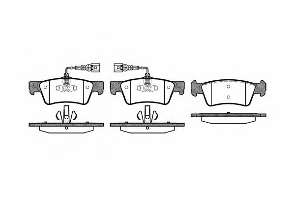 Remsa 1187.02 Brake Pad Set, disc brake 118702: Buy near me at 2407.PL in Poland at an Affordable price!