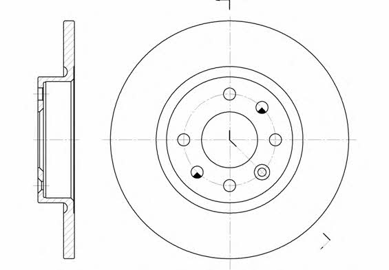 Remsa 6209.00 Unbelüftete Bremsscheibe vorne 620900: Kaufen Sie zu einem guten Preis in Polen bei 2407.PL!