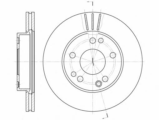 Remsa 6228.10 Innenbelüftete Bremsscheibe vorne 622810: Kaufen Sie zu einem guten Preis in Polen bei 2407.PL!