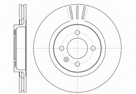 Remsa 6294.10 Innenbelüftete Bremsscheibe vorne 629410: Kaufen Sie zu einem guten Preis in Polen bei 2407.PL!