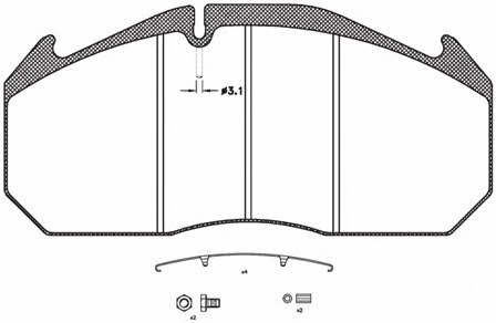 Remsa JCA 506.30 Brake Pad Set, disc brake JCA50630: Buy near me in Poland at 2407.PL - Good price!