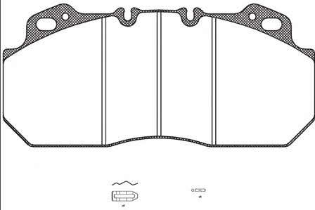 Remsa JCA 622.00 Brake Pad Set, disc brake JCA62200: Buy near me in Poland at 2407.PL - Good price!