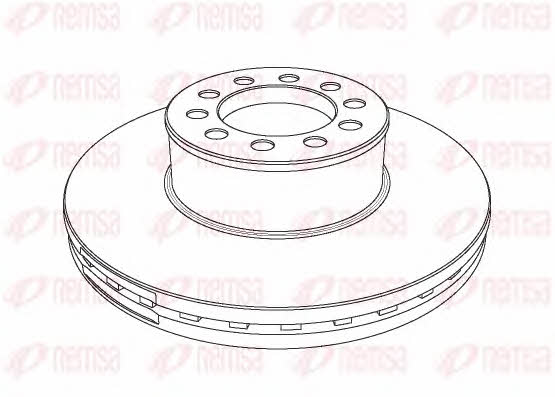 Remsa NCA1173.20 Front brake disc ventilated NCA117320: Buy near me in Poland at 2407.PL - Good price!
