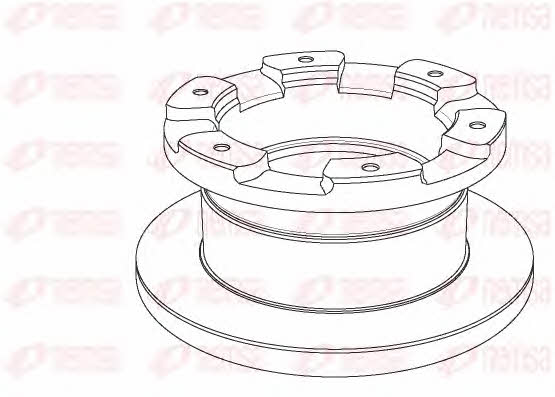 Remsa NCA1181.10 Rear brake disc, non-ventilated NCA118110: Buy near me at 2407.PL in Poland at an Affordable price!