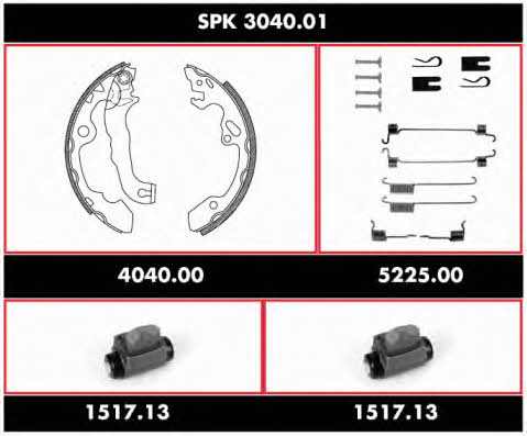 Remsa SPK 3040.01 Bremsbackensatz SPK304001: Kaufen Sie zu einem guten Preis in Polen bei 2407.PL!