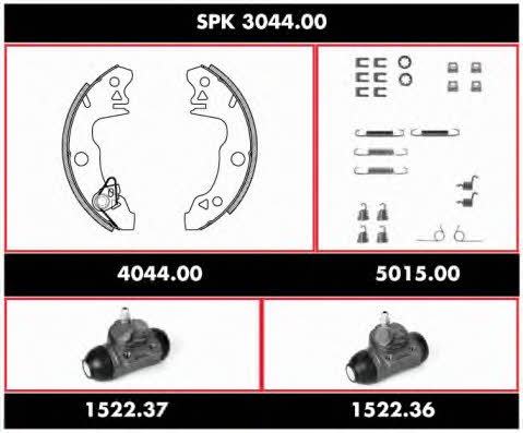 Remsa SPK 3044.00 Szczęki hamulcowe, zestaw SPK304400: Dobra cena w Polsce na 2407.PL - Kup Teraz!