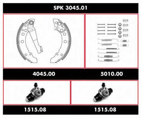 Remsa SPK 3045.01 Колодки тормозные барабанные, комплект SPK304501: Отличная цена - Купить в Польше на 2407.PL!