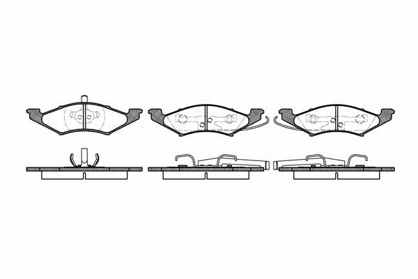 Remsa 0299.10 Brake Pad Set, disc brake 029910: Buy near me in Poland at 2407.PL - Good price!