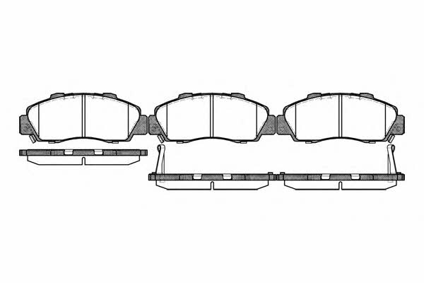 Remsa 0351.32 Brake Pad Set, disc brake 035132: Buy near me in Poland at 2407.PL - Good price!