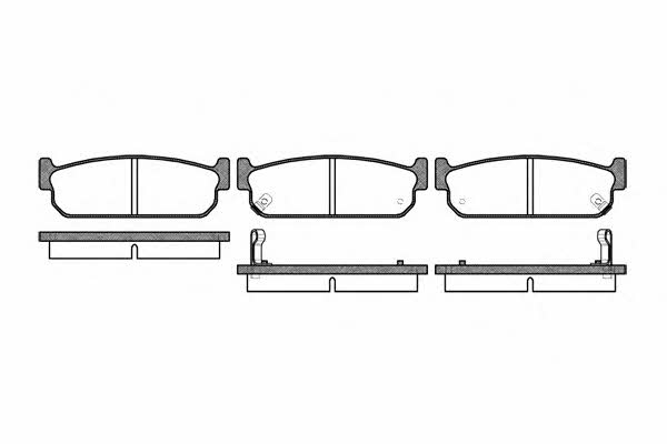 Remsa 0373.02 Brake Pad Set, disc brake 037302: Buy near me in Poland at 2407.PL - Good price!