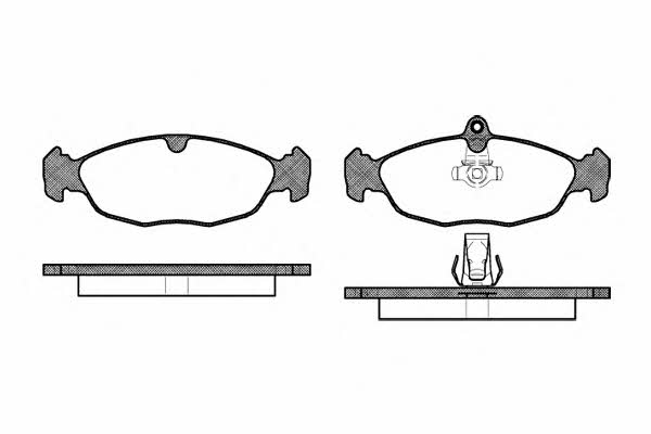 Remsa 0393.30 Brake Pad Set, disc brake 039330: Buy near me in Poland at 2407.PL - Good price!