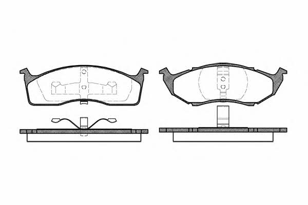 Remsa 0447.00 Brake Pad Set, disc brake 044700: Buy near me in Poland at 2407.PL - Good price!