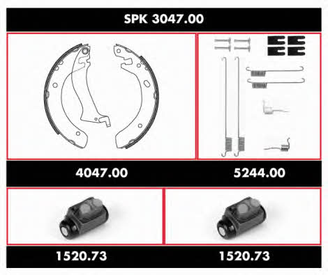 Remsa SPK 3047.00 Brake shoe set SPK304700: Buy near me in Poland at 2407.PL - Good price!