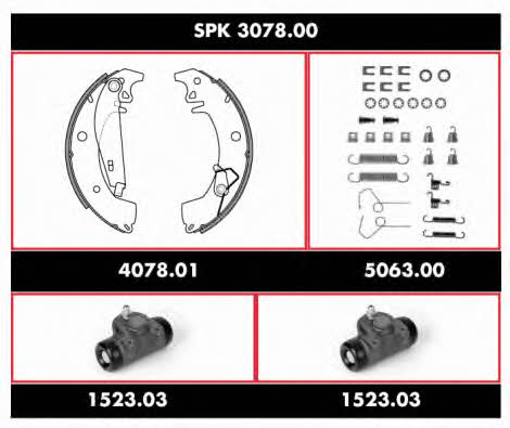 Remsa SPK 3078.00 Bremsbackensatz SPK307800: Kaufen Sie zu einem guten Preis in Polen bei 2407.PL!
