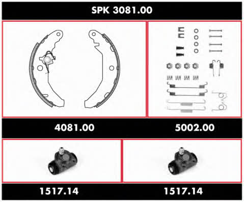 Remsa SPK 3081.00 Bremsbackensatz SPK308100: Kaufen Sie zu einem guten Preis in Polen bei 2407.PL!