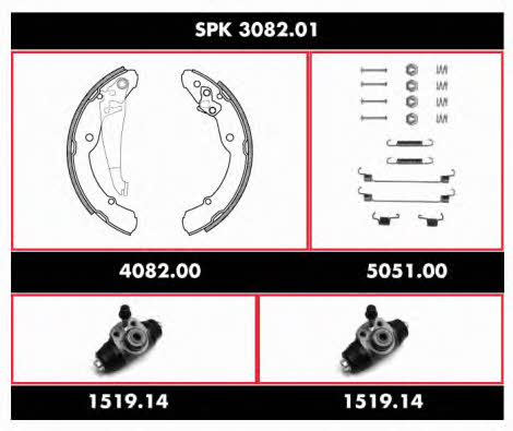 Remsa SPK 3082.01 Bremsbackensatz SPK308201: Kaufen Sie zu einem guten Preis in Polen bei 2407.PL!