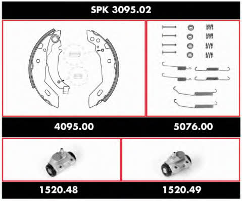 Remsa SPK 3095.02 Колодки тормозные барабанные, комплект SPK309502: Отличная цена - Купить в Польше на 2407.PL!