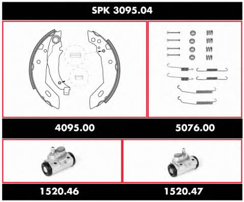 Remsa SPK 3095.04 Brake shoe set SPK309504: Buy near me in Poland at 2407.PL - Good price!