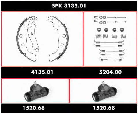 Remsa SPK 3135.01 Brake shoe set SPK313501: Buy near me in Poland at 2407.PL - Good price!