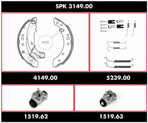 Remsa SPK 3149.00 Brake shoe set SPK314900: Buy near me in Poland at 2407.PL - Good price!